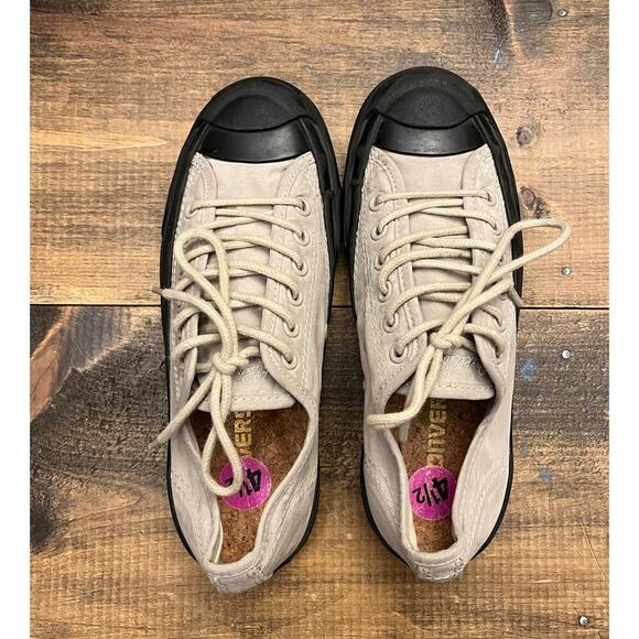 Converse All Star x Jack Purcell Fashion Sneakers Size 4.5 Womens Gray Black - Picture 3 of 5